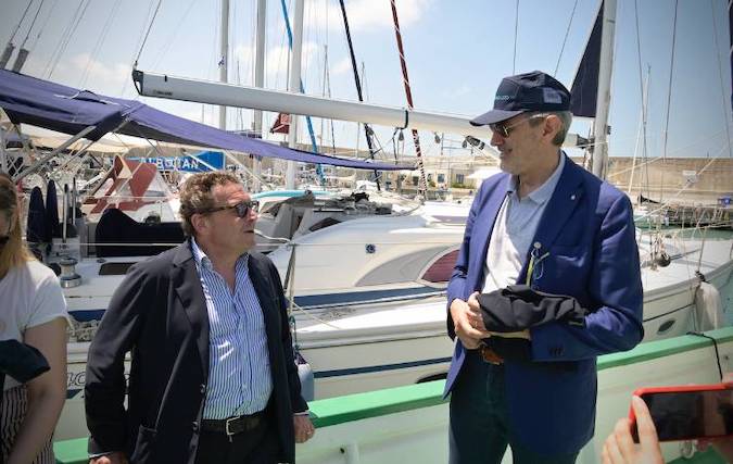 Nella foto il Presidente della Regione Abruzzo Marco Marsilio e il Direttore Generale di Arta Abruzzo Maurizio Dionisio