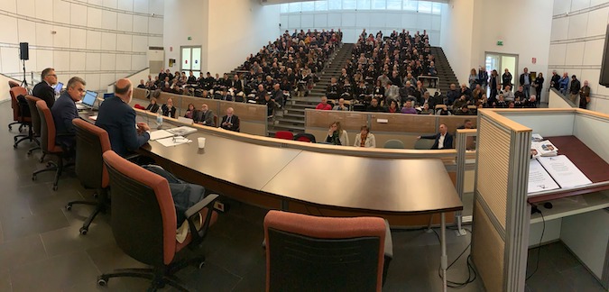 Nella foto la platea durante il corso