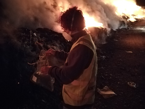 Incendio presso Impianto di smaltimento rifiuti Polo Tecnologico del CIVETA - Località Valle Cena, Cupello (CH)