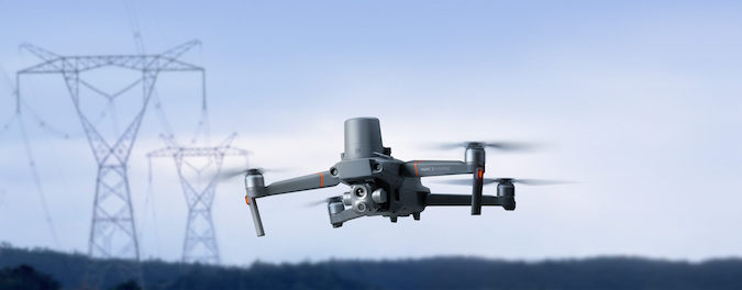 Fotografia del DJI  Mavic Enterprise, il modello di drone acquistato dall'arta per il progetto le Aquile