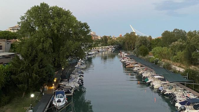 Nella foto uno scorcio del fiume Pescara